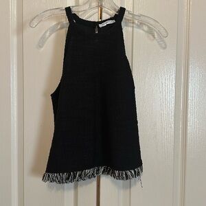 Zara tank top black. Size small.